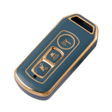 Maxbell Maxbell Motorcycle Key Shell 360 Degree Protection Key Fob Case for Honda SH125 Gray