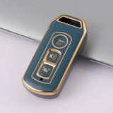 Maxbell Maxbell Motorcycle Key Shell 360 Degree Protection Key Fob Case for Honda SH125 Gray