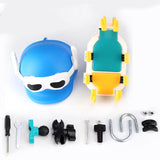 Maxbell Maxbell Motorcycle Phone Holder Shockproof Cell Phone Clamp for All Cell Phones Blue
