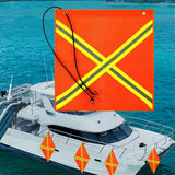 Maxbell Maxbell Warning Flag Warning Accessories Warning Sign for Trailer Hauling Truck