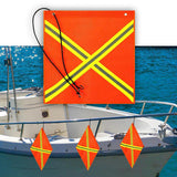 Maxbell Maxbell Warning Flag Warning Accessories Warning Sign for Trailer Hauling Truck