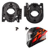 Maxbell 2x2Pcs Helmet Visor Shield Base Sturdy Easy Installation for MT 4