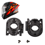 Maxbell 2x2Pcs Helmet Visor Shield Base Sturdy Easy Installation for MT 4