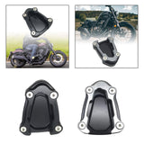 Maxbell Maxbell Side Stand Pad Plate Support Bike Pad for Honda Modification Part black