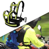Maxbell Child Motorcycle Security Belt Stable for Bicycles Motorcycle Snowmobiles Green