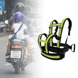 Maxbell Child Motorcycle Security Belt Stable for Bicycles Motorcycle Snowmobiles Green