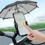Maxbell Motorcycle Phone Mount Stable Bike Phone Holder for Bicycle E Bike Bike for Rearview Mirror