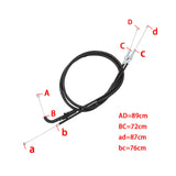 Maxbell 35.04inch Length Metal Heavy Duty Throttle Cable for Kawasaki Ninja 250