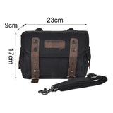 Maxbell Generic Motorcycle Saddle Bag Professional Side Tool Bag Motorcycle Tool Bag Black