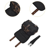 Maxbell Generic Motorcycle Saddle Bag Professional Side Tool Bag Motorcycle Tool Bag Black