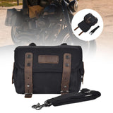 Maxbell Generic Motorcycle Saddle Bag Professional Side Tool Bag Motorcycle Tool Bag Black