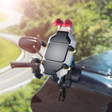 Maxbell Generic Motorcycle Phone Mount Holder Protection for Bicycle Motorcycle