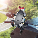 Maxbell Generic Motorcycle Phone Mount Holder Protection for Bicycle Motorcycle