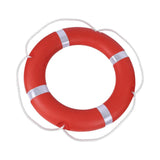 Maxbell Boat Safety Throw Ring with Grab Lines Pool Ring for Pool Yacht Outdoor