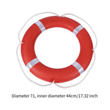 Maxbell Boat Safety Throw Ring with Grab Lines Pool Ring for Pool Yacht Outdoor