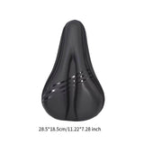 Maxbell Bike Seat Cover Full Wrap Easy Installation Comfortable Bicycle Seat Cushion Diagonal Stripes