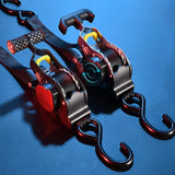 Maxbell Retractable Ratchet Strap Automatic Shrink Bundle Tape for Fixing Truck Round Handle
