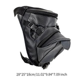 Maxbell Men's Drop Leg Bag Motorcycle Waist Pack for Climbing Cycling Traveling