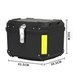 Maxbell 45L Motorcycle Top Case Motorbike Tail Box Trunk for Scooter Motorcycle With Base Lining