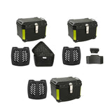 Maxbell 45L Motorcycle Top Case Motorbike Tail Box Trunk for Scooter Motorcycle With Base Lining