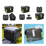 Maxbell 45L Motorcycle Top Case Motorbike Tail Box Trunk for Scooter Motorcycle With Base Lining