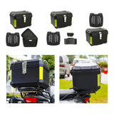 Maxbell 45L Motorcycle Top Case Motorbike Tail Box Trunk for Scooter Motorcycle With Base Lining