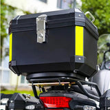 Maxbell 45L Motorcycle Top Case Motorbike Tail Box Trunk for Scooter Motorcycle With Base Lining