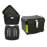 Maxbell 45L Motorcycle Top Case Motorbike Tail Box Trunk for Scooter Motorcycle With Base Lining