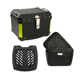 Maxbell 45L Motorcycle Top Case Motorbike Tail Box Trunk for Scooter Motorcycle With Base Lining