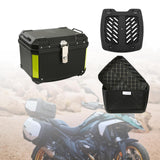 Maxbell 45L Motorcycle Top Case Motorbike Tail Box Trunk for Scooter Motorcycle With Base Lining