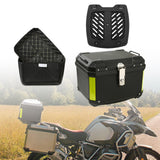 Maxbell 45L Motorcycle Top Case Motorbike Tail Box Trunk for Scooter Motorcycle With Base Lining