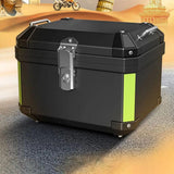 Maxbell 45L Motorcycle Top Case Motorbike Tail Box Trunk for Scooter Motorcycle With Base Backrest