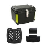 Maxbell 45L Motorcycle Top Case Motorbike Tail Box Trunk for Scooter Motorcycle With Base Backrest