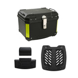 Maxbell 45L Motorcycle Top Case Motorbike Tail Box Trunk for Scooter Motorcycle With Base Backrest