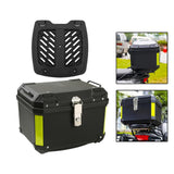Maxbell 45L Motorcycle Top Case Motorbike Tail Box Trunk for Scooter Motorcycle With Base