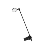 Maxbell Bike Helmet Mirror Aluminum Alloy Rod Easy to Install Turnable Convex Mirror Black