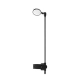 Maxbell Bike Helmet Mirror Aluminum Alloy Rod Easy to Install Turnable Convex Mirror Black