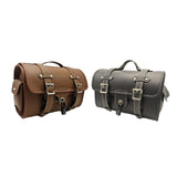 Maxbell Generic Motorcycle Tail Rack Bag Retro Easy to Install Motorbike Storage Bag Brown