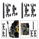 Maxbell Motorcycle Selfie Stick Motorcycle Bike Handlebar Clamp Mount for GoPro