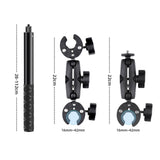 Maxbell Motorcycle Selfie Stick Motorcycle Bike Handlebar Clamp Mount for GoPro