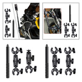 Maxbell Motorcycle Selfie Stick Motorcycle Bike Handlebar Clamp Mount for GoPro