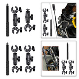 Maxbell Motorcycle Selfie Stick Motorcycle Bike Handlebar Clamp Mount for GoPro