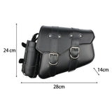 Maxbell Motorcycle Side Saddlebag Quick Detachable Bike Storage Outdoor Swingarm Bag Right Mount