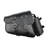 Maxbell Motorcycle Side Saddlebag Quick Detachable Bike Storage Outdoor Swingarm Bag Left Mount