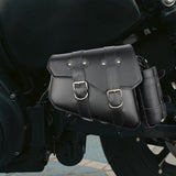 Maxbell Motorcycle Side Saddlebag Quick Detachable Bike Storage Outdoor Swingarm Bag Left Mount