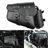 Maxbell Motorcycle Side Saddlebag Quick Detachable Bike Storage Outdoor Swingarm Bag Left Mount