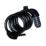 Maxbell Security Bike Lock Black Coiling Combination Bike Lock for Kids Scooter