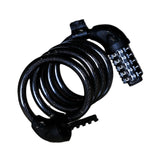 Maxbell Security Bike Lock Black Coiling Combination Bike Lock for Kids Scooter