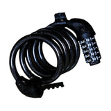 Maxbell Security Bike Lock Black Coiling Combination Bike Lock for Kids Scooter