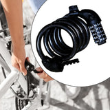 Maxbell Security Bike Lock Black Coiling Combination Bike Lock for Kids Scooter